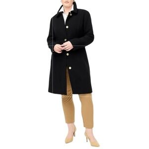 J. Crew Factory Wool-blend Lady Day Coat in Black 22